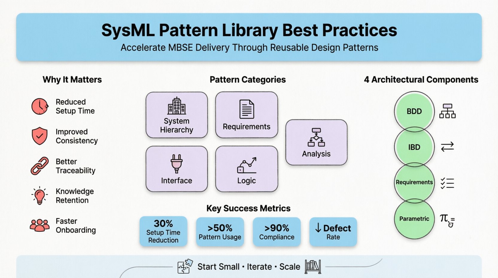 SysML Best Practices: Building a Library of Reusable Patterns for Faster MBSE Delivery