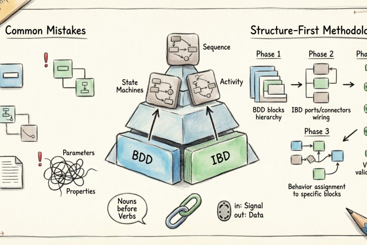 SysML Common Mistakes: Avoiding the Trap of Over-Modeling Behavior Before Defining Structure