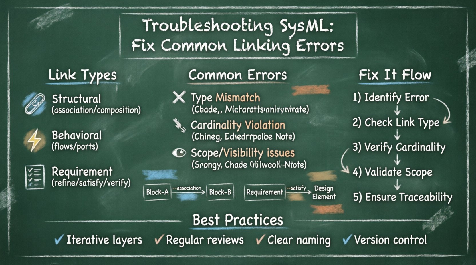 Troubleshooting SysML: How to Fix Common Linking Errors and Ambiguity in Your First Models