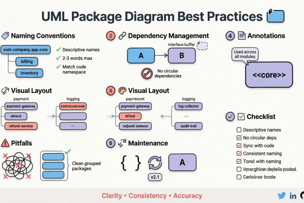 Best Practices: Keeping Your UML Package Diagrams Readable and Maintainable Best Practices: Keeping Your UML Package Diagrams Readable and Maintainable