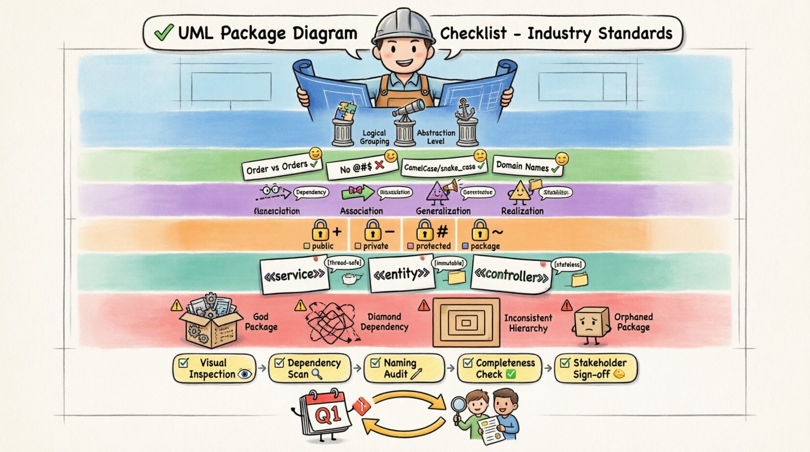 Checklist: Ensuring Your UML Package Diagram Meets Industry Standards Checklist: Ensuring Your UML Package Diagram Meets Industry Standards